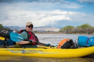Bifford Paddling Down Colorado River